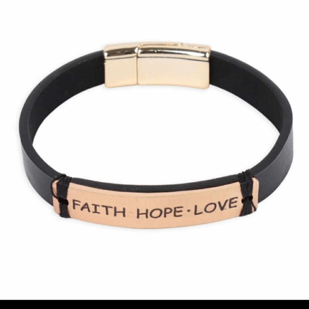 Faith hope love Bracelet